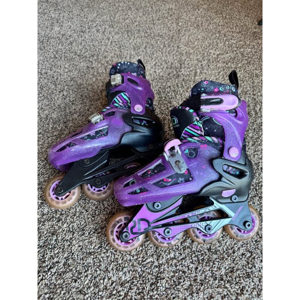 Roller Derby Inline Kids Skates – Purple, Adjustable Size 12 to 2